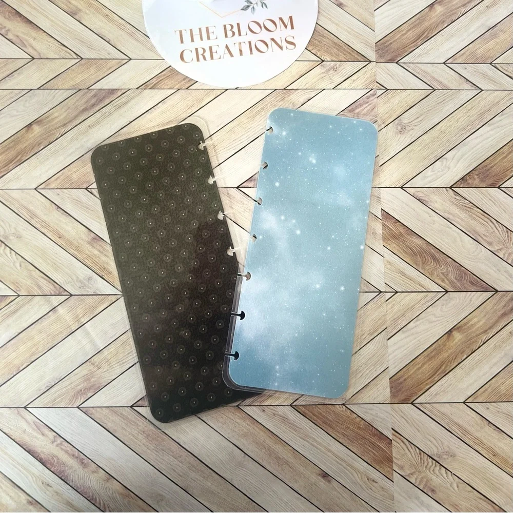 Happy planner skinny mini size weekly layout notes Moon stars constellation